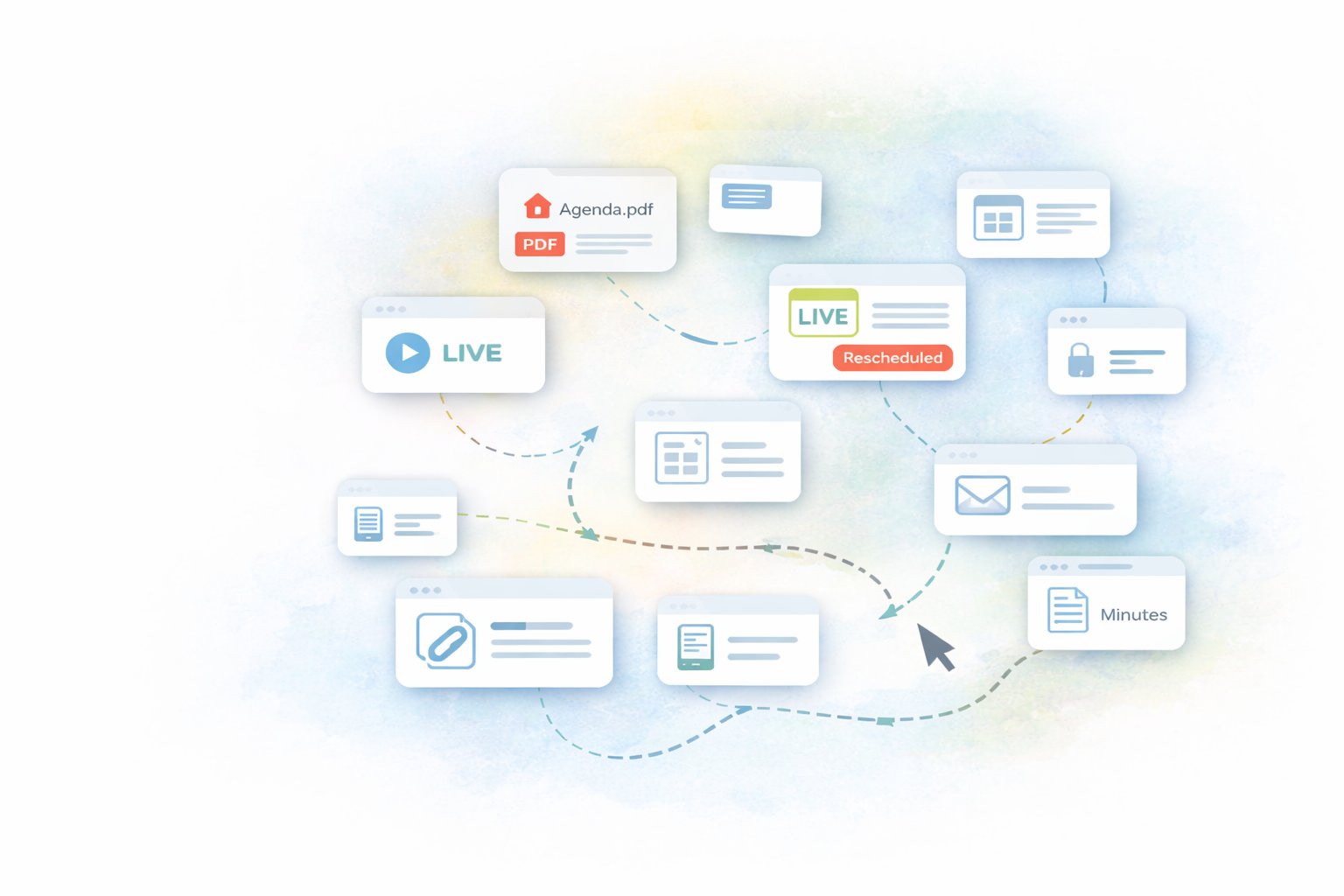 Fragmented civic meeting systems